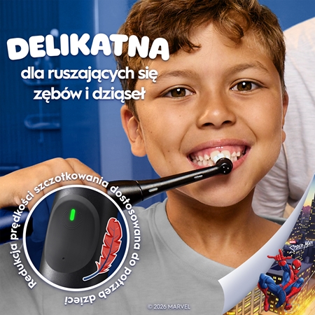 Oral-B iO Kids Marvel Spiderman elektryczna szczoteczka do zębów dla dzieci