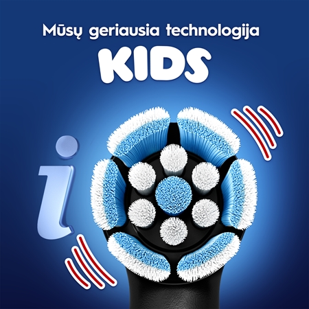 Oral-B iO Kids Marvel Spiderman elektrinis dantų šepetėlis vaikams