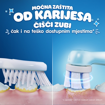 Oral-B iO Kids Disney Stitch električna četkica za zube za djecu