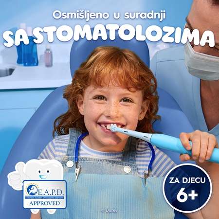 Oral-B iO Kids Disney Stitch električna četkica za zube za djecu