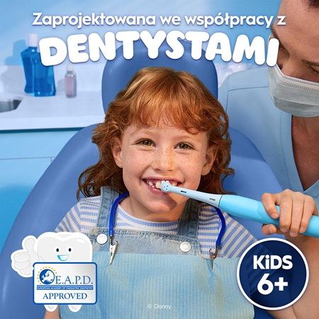 Oral-B iO Kids Disney Stitch elektryczna szczoteczka do zębów dla dzieci