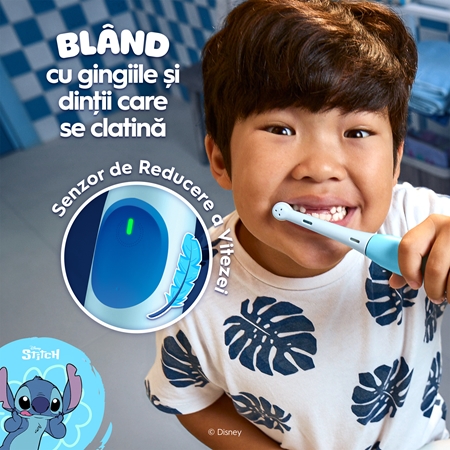 Oral-B iO Kids Marvel Spiderman & Disney Stich set de 2 periuțe de dinți pentru copii