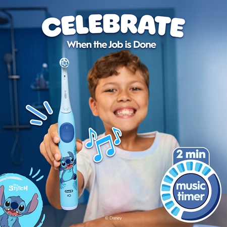 Oral-B iO Kids Disney Stitch Electric Toothbrush for children