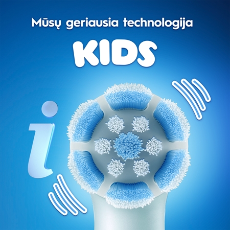 Oral-B iO Kids Disney Stitch elektrinis dantų šepetėlis vaikams