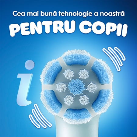 Oral-B iO Kids Marvel Spiderman & Disney Stich set de 2 periuțe de dinți pentru copii