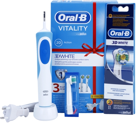 Oral B Vitality 3D White D12.513W elektrický zubní kartáček