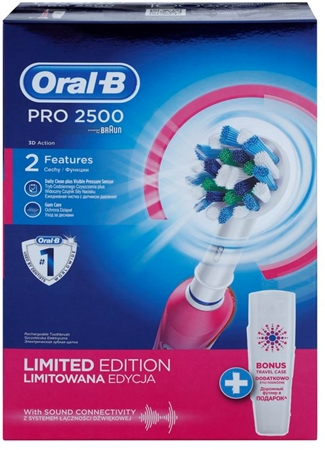 Oral-B Pro 2500 Pink D20.513MX electric toothbrush