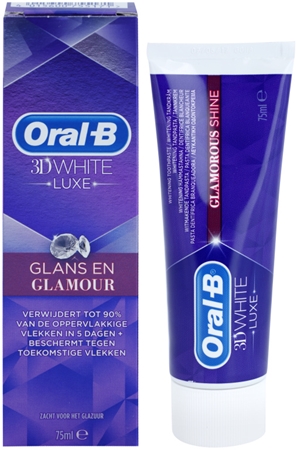Oral-B 3D White Luxe Pasta de albire a dintilor impotriva petelor de pe smaltul dintilor.