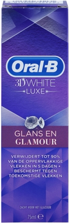 Oral-B 3D White Luxe Pasta de albire a dintilor impotriva petelor de pe smaltul dintilor.
