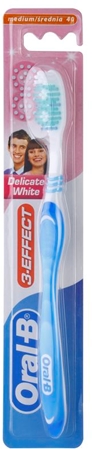Oral B 3-Effect Delicate White οδοντόβουρτσα μέτριο