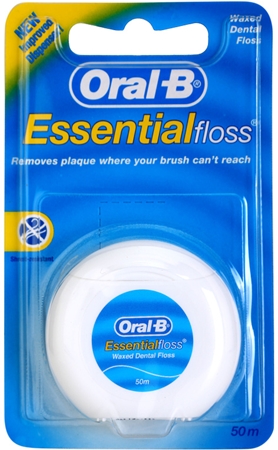 Oral B Essential Floss Вощена міжзубна нитка