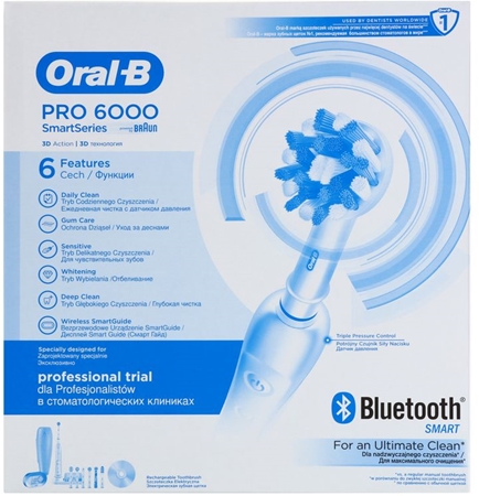Oral B Pro 6000  D36.575.5X elektrische Zahnbürste