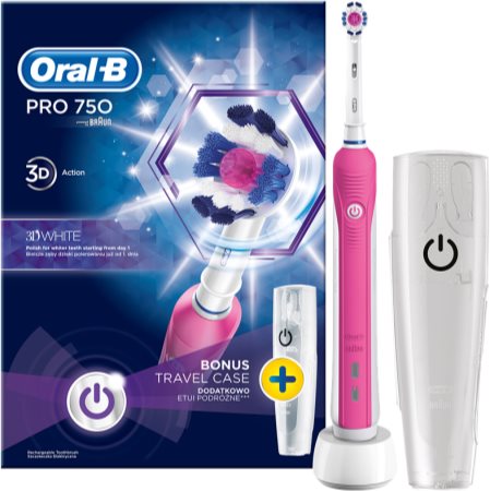 Oral B PRO 750 D16.513.UX 3D White escova de dentes eléctrica