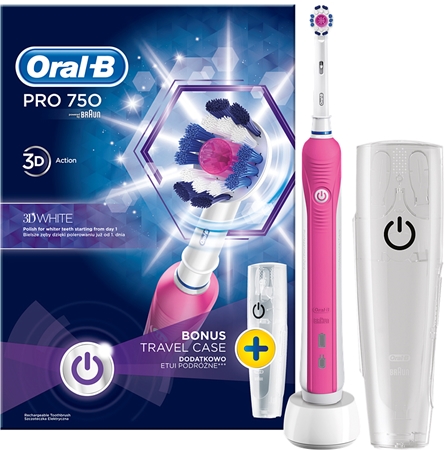 Oral B PRO 750 D16.513.UX 3D White brosse à dents électrique
