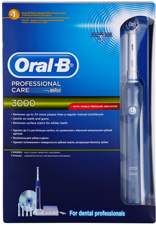 Oral B Pro 3000 D20.555.3 Box Professional elektrische Zahnbürste