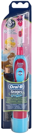 Oral B Stages Power Princess escova de dentes com bateria para crianças soft