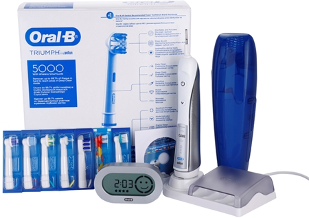 Oral-B Triumph 5000 D34.575.5X electric toothbrush