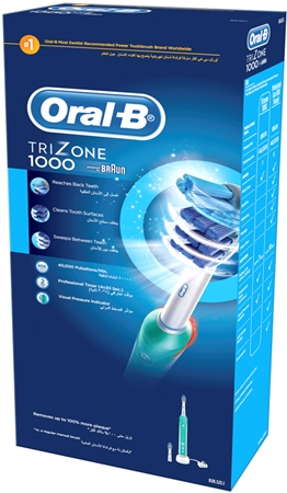 Oral B Tri Zone 1000 D20.523 escova de dentes eléctrica