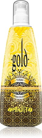 Oranjito Max. Effect Gold Turbo opalovací mléko do solária pro urychlení opalování
