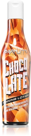 Oranjito Chocolate Bronze opalovací mléko do solária s biosložkami a urychlovačem opálení