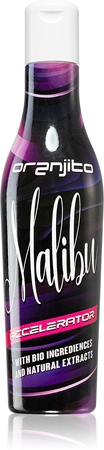 Oranjito Malibu Accelerator opalovací mléko do solária s biosložkami a urychlovačem opálení unisex