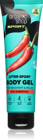 Organic Shop Sport Chili & Menthol Körpergel für müde Muskeln