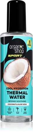 Organic Shop Sport Coconut & Aloe Vera Thermalwasser mit feuchtigkeitsspendender Wirkung