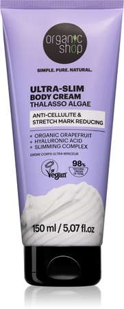 Organic Shop Thalasso Ultra-Slim Body Cream Slaidinošs ķermeņa krēms celulītam un strijām
