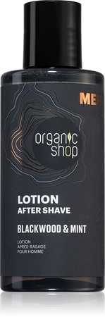 Organic Shop Men Blackwood & Mint gaivinamasis losjonas po skutimosi