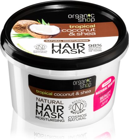 Organic Shop Natural Coconut & Shea Intensiv hårmask med återfuktande effekt