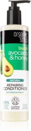 Organic Shop Natural Avocado & Honey elvyttävä hoitoaine Kuiville Ja Vaurioituneille Hiuksille