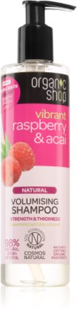 Organic Shop Natural Raspberry & Acai Reinigendes Shampoo für mehr Volumen