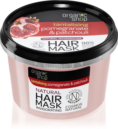 Organic Shop Tantalising Pomegranate & Patchouli energisoiva hiusnaamio