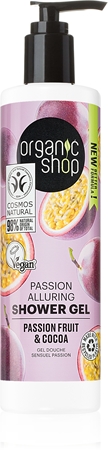 Organic Shop Passion Fruit & Cocoa doccia gel dal profumo inebriante