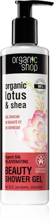 Organic Shop Organic Lotus & Shea gel de ducha con efecto suavizante