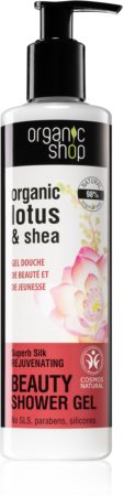 Organic Shop Organic Lotus & Shea Duschgel für zarte Haut