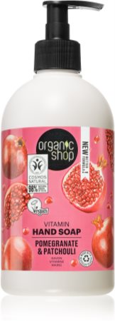 Organic Shop Pomegranate & Patchouli Sapone liquido per le mani con dosatore
