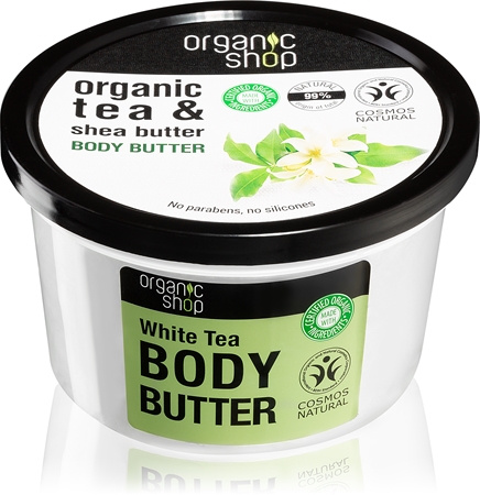 Organic Shop Organic Tea & Shea Butter burro corpo idratante intenso