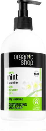 Organic Shop Organic Minty Jasmine sapone liquido per le mani effetto idratante