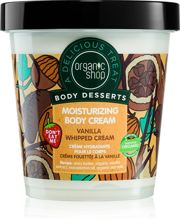 Organic Shop Body Desserts Vanilla hydratační tělový krém