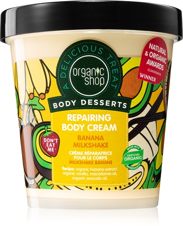 Organic Shop Body Desserts Banana Milkshake cr me pour le corps