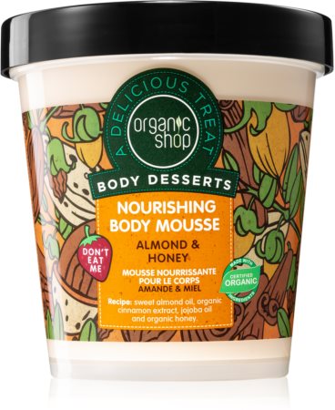 Organic Shop Body Desserts Almond & Honey Body-Schaum zum nähren und Feuchtigkeit spenden
