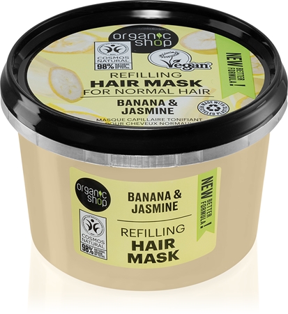 Organic Shop Organic Jasmine & Jojoba маска для волос для придания объема