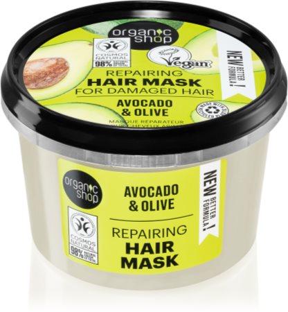 Organic Shop Avocado & Olive Regenererande hårmask