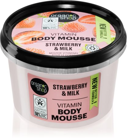Organic Shop Strawberry & Milk Body-Schaum