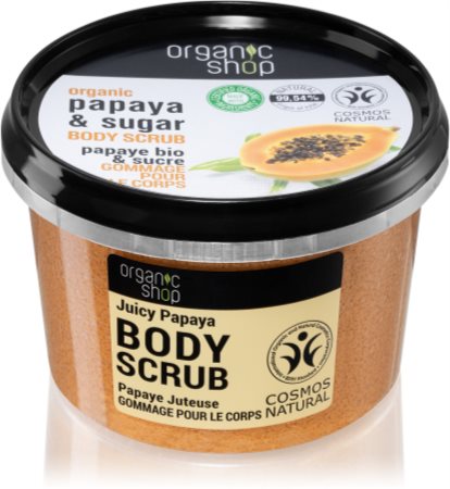Organic Shop Organic Papaya & Sugar Körper-Peeling mit Zucker