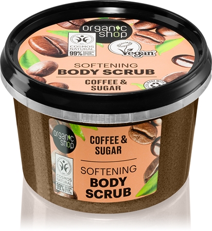 Organic Shop Organic Coffee & Sugar Kaffe kropsskrub