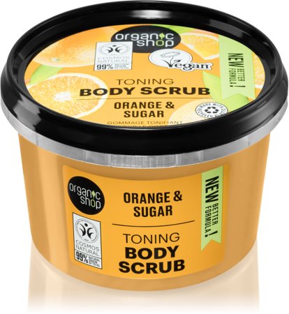 Organic Shop Orange & Sugar tonizační peeling na tělo