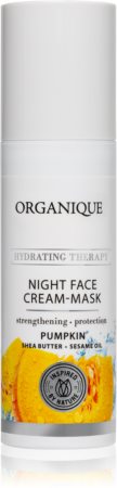Organique Hydrating Therapy Pumpkin máscara de noite hidratante para rosto