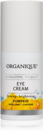 Organique Hydrating Therapy Pumpkin creme de olhos hidratante anti-olheiras